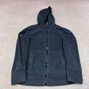 Calvin Klein Performance Jacket Fleece Gray Women’s Long Sleeve Full Zip Medium